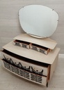 STUNNING RETRO PAINTED DRESSING TABLE