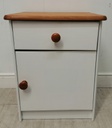 WHITE’ BEDSIDE CUPBOARD PAIR