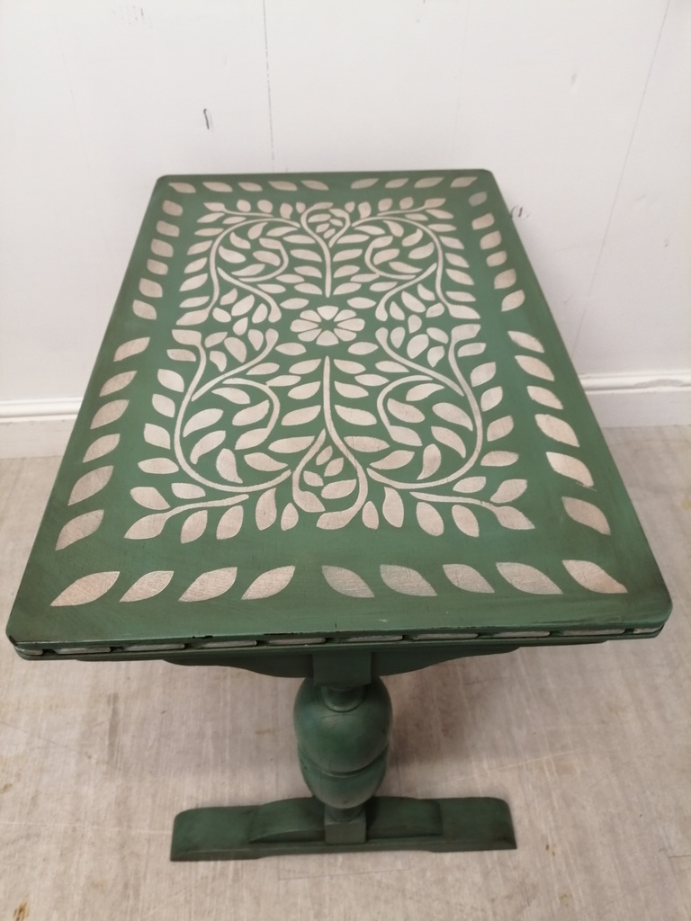 lovely neat  painted coffee table