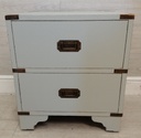 lovely two drawer bedside chest / table