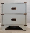 lovely two drawer bedside chest / table