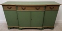 stunning breakfronted  painted sideboard