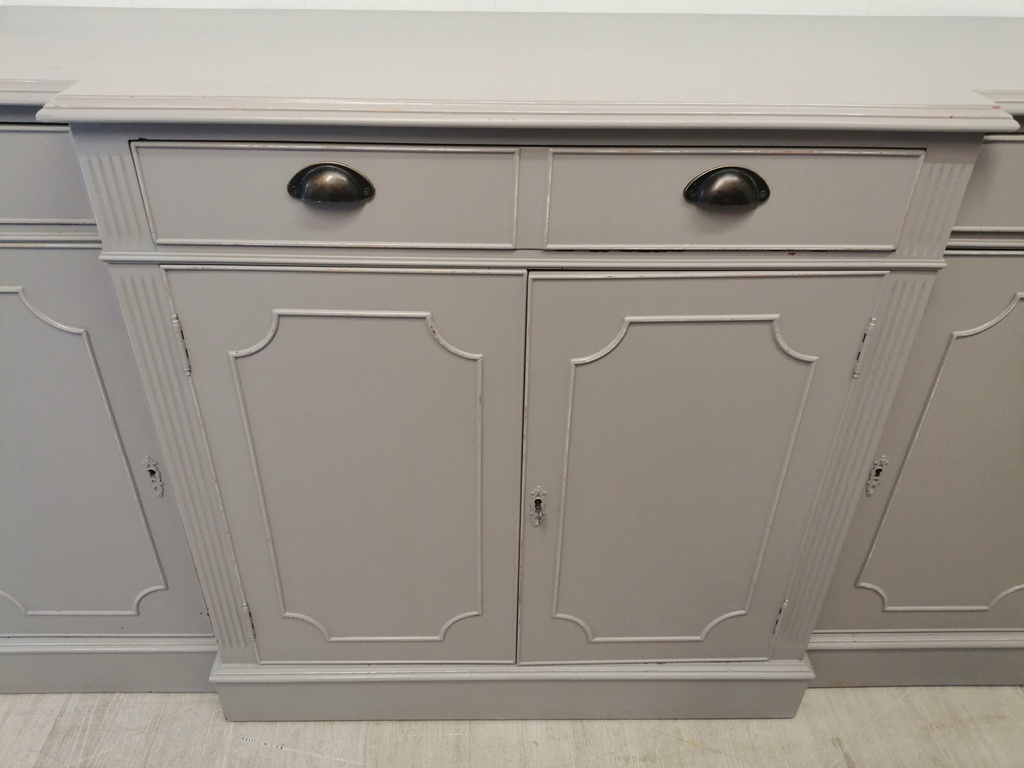 LOVELY CLASSIClarge  ' grey ' SIDEBOARD