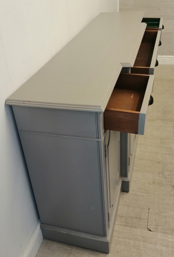 LOVELY CLASSIClarge  ' grey ' SIDEBOARD