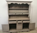 grrey painted SOLID PINE DRESSER UNIT