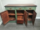 Antique Green Edwardian Sideboard