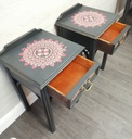 PAIR OF stunning painted  BEDSIDES