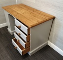 quality pine painted desk