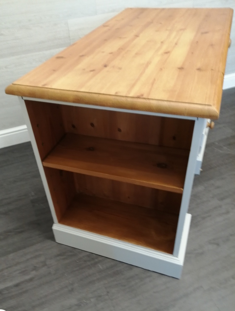 quality pine painted desk