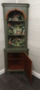 stunning painted corner display unit