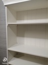 lovely tall white bookcase