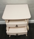 lovely  john lewis cream bedside single drawer bedside table