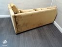 lovely neat gold corner sofa