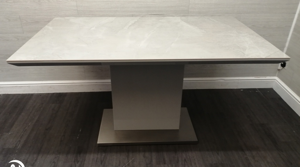 lovely marble effect dining table from furniture village