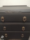 retro neat chest painted black