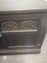 Shabby chic black tv unit/cupboard