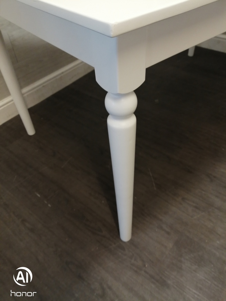 lovely white extending table