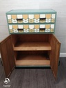 lovely painted retro TALLBOY LINEN CUPBOARD