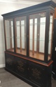 Large Painted  Glazed Top  Display Unit