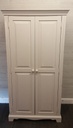 Pine Shabby Cic Old White  wardrobe
