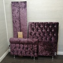 Lovely 3ft purple velvet bed frame