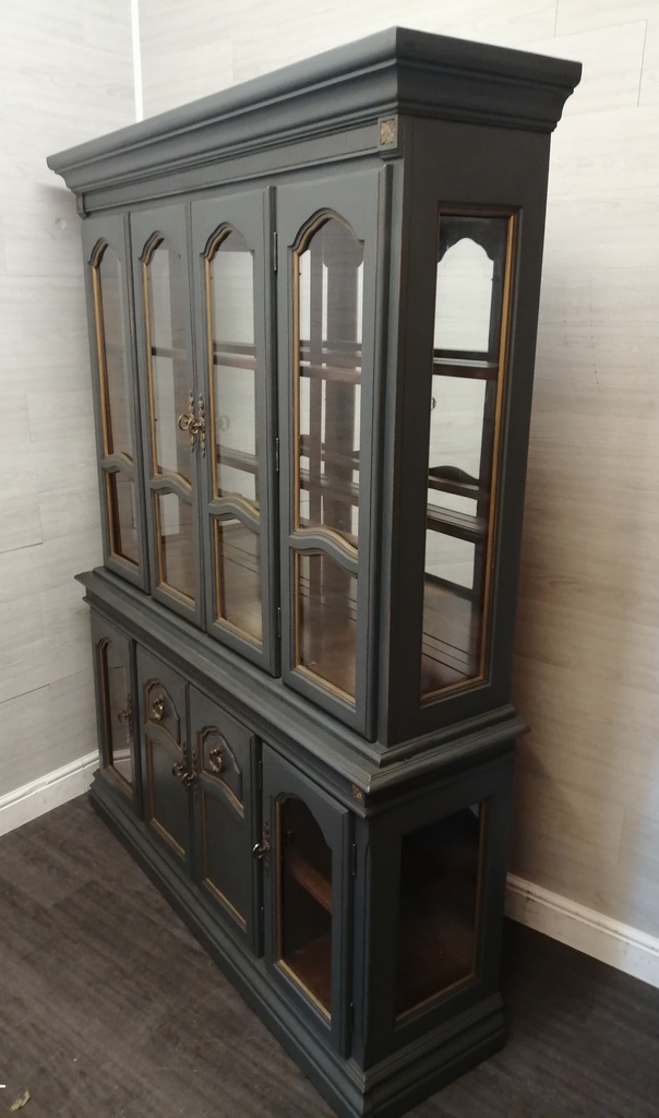 Lovely Painted Glazed Display Unit