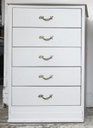 Five Drawer French Louis Style Chest