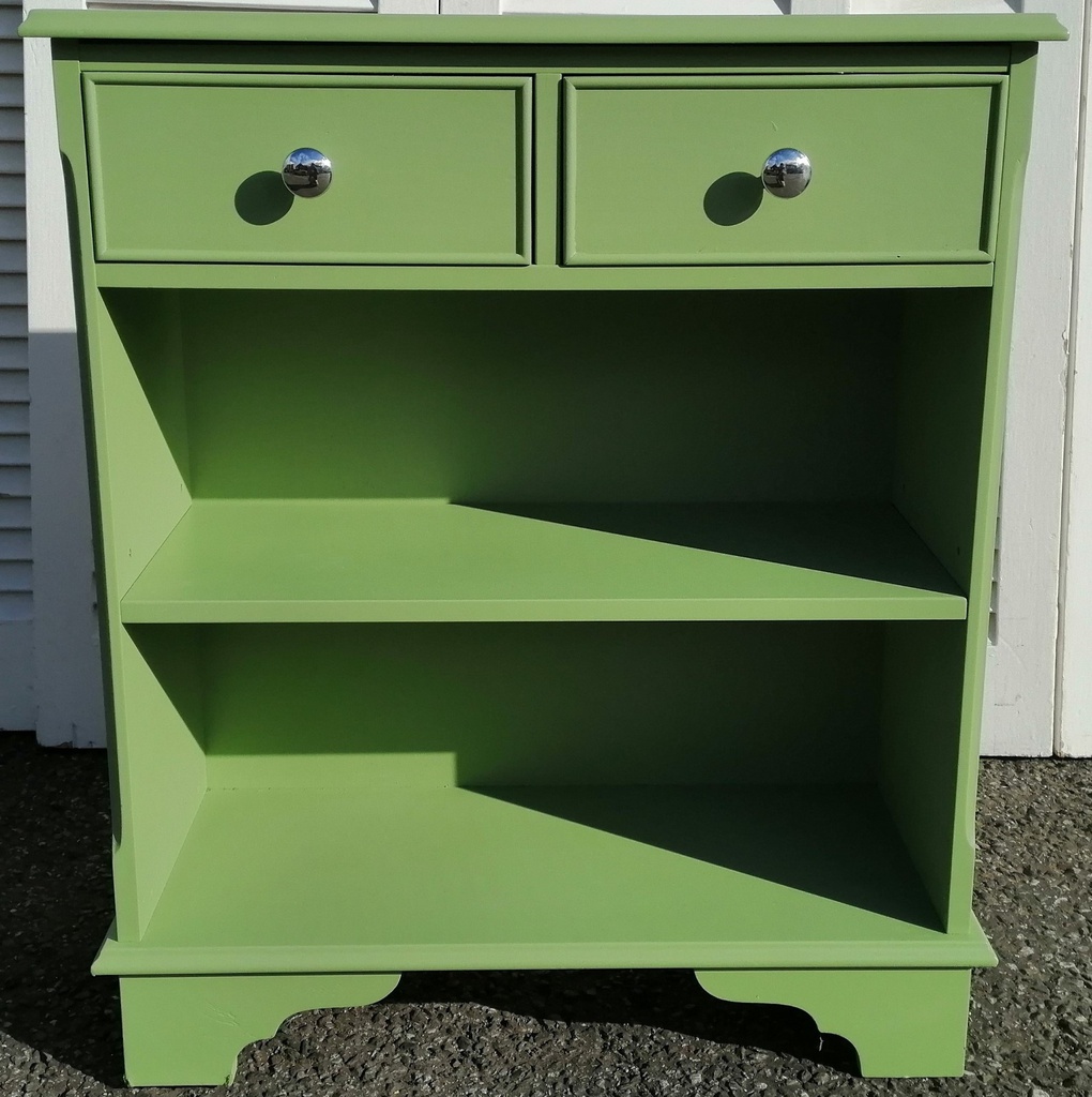 Minimalist Green Bookcase for Simple Design