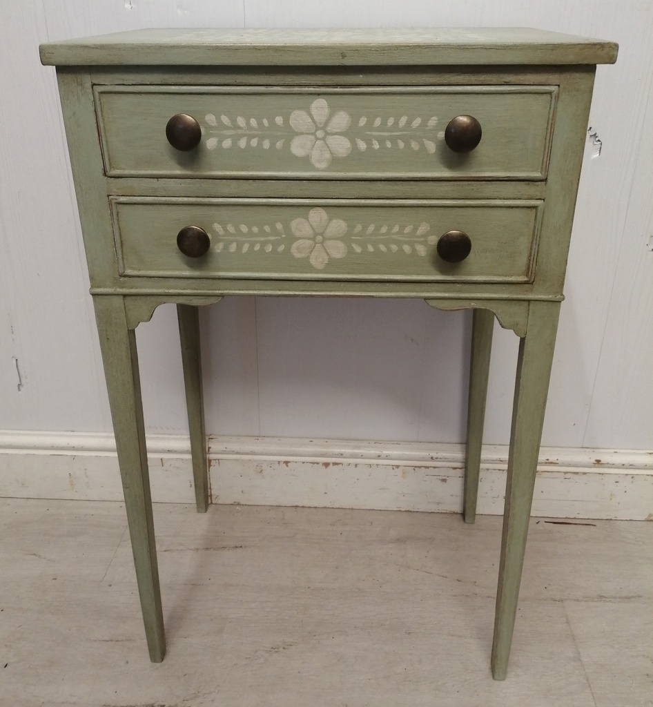 Two Drawer Bedside / side table