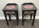 PAIR OF stunning painted  BEDSIDES