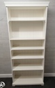 lovely tall white bookcase