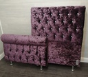 Lovely 3ft purple velvet bed frame
