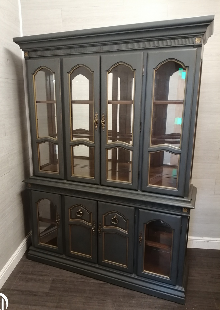 Lovely Painted Glazed Display Unit