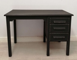 [HF9495] ‘Natural Charcoal’ Three Drawer Desk