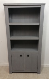 [HF14679] grey painted bookcase