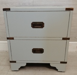 [HF14911] lovely two drawer bedside chest / table