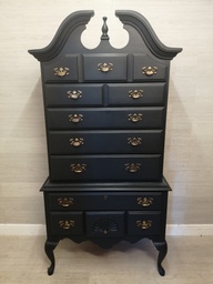 [HF15357] stunning large regency style chest on chest