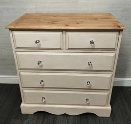 [HF15505] shabby chic painted chest