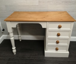 [HF15723] pine painted dressing /desk