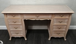 [HF15818] lovely lime wash french style drssing table / desk