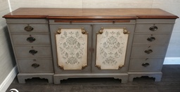 [HF15938] stunning large painted sideboard