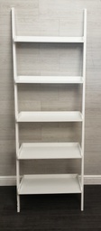 [HF16000] wall leaning free standing white bookcase