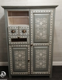 [HF16292] lovely painted combi wardrobe