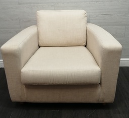 [HF16390] lovely modern habitat cream armchair